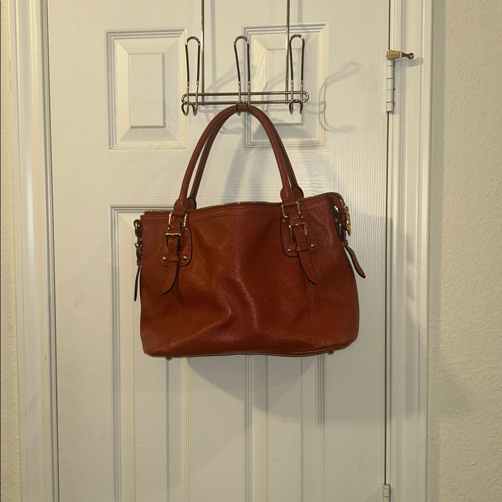 Kattee Brown Leather Handbag